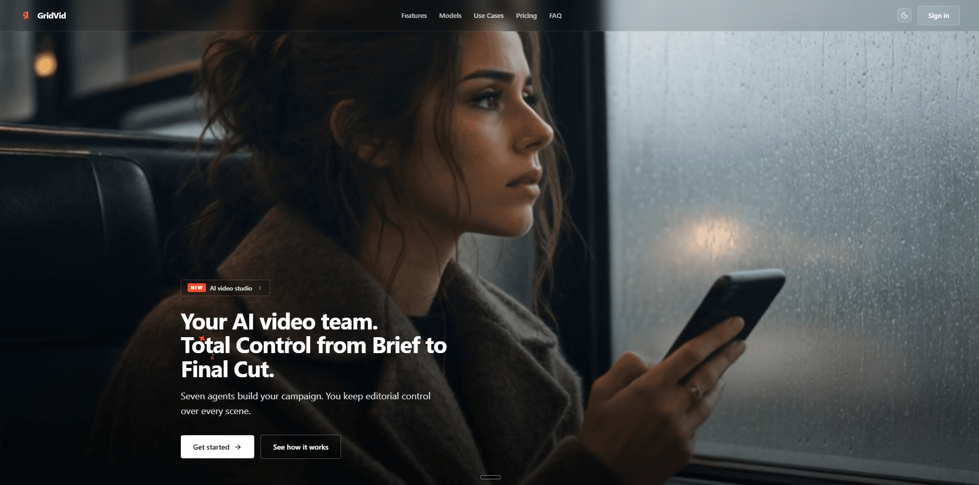 Gridvid landing page preview